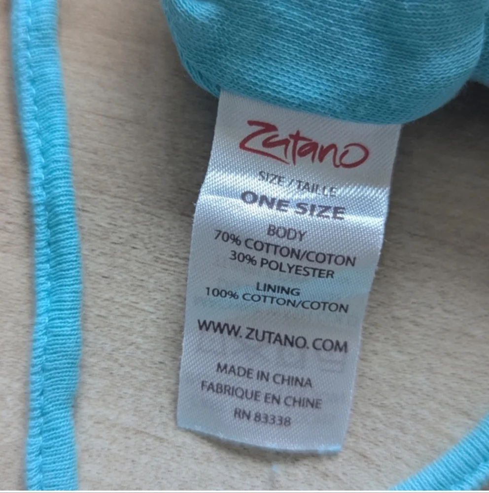 Zutano Cozie Fleece Baby Mittens in Turquoise